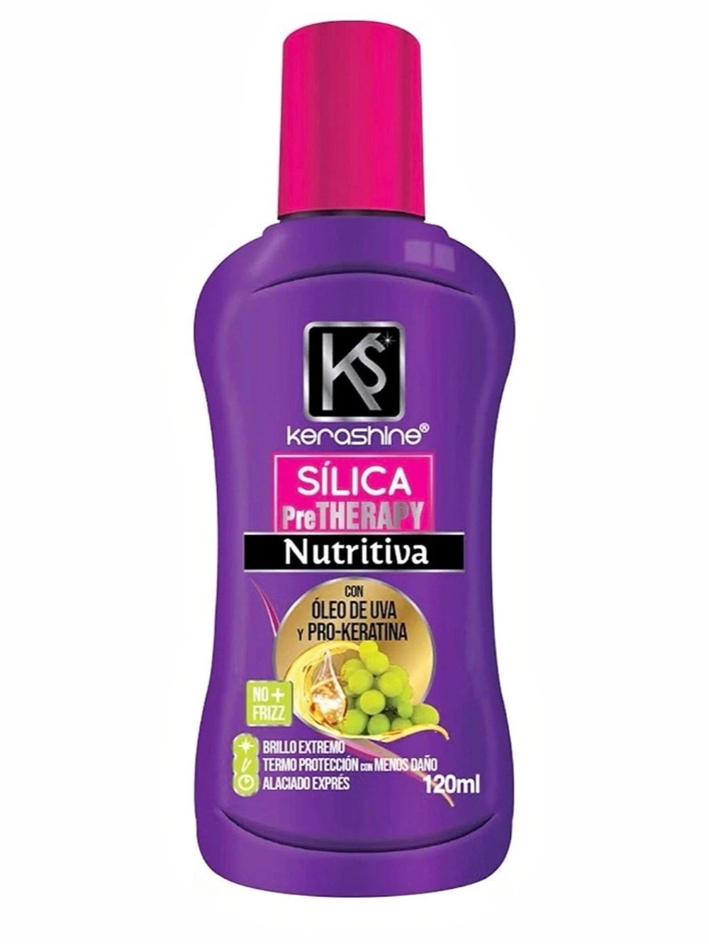 Kerashine Silica PreTherapy Heat Protector Sleek Nutritiva Hair Styling 120ml